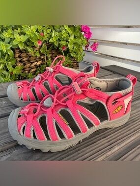 KEEN Kids Hot Pink and Gray Water-Ready Sport Sandals